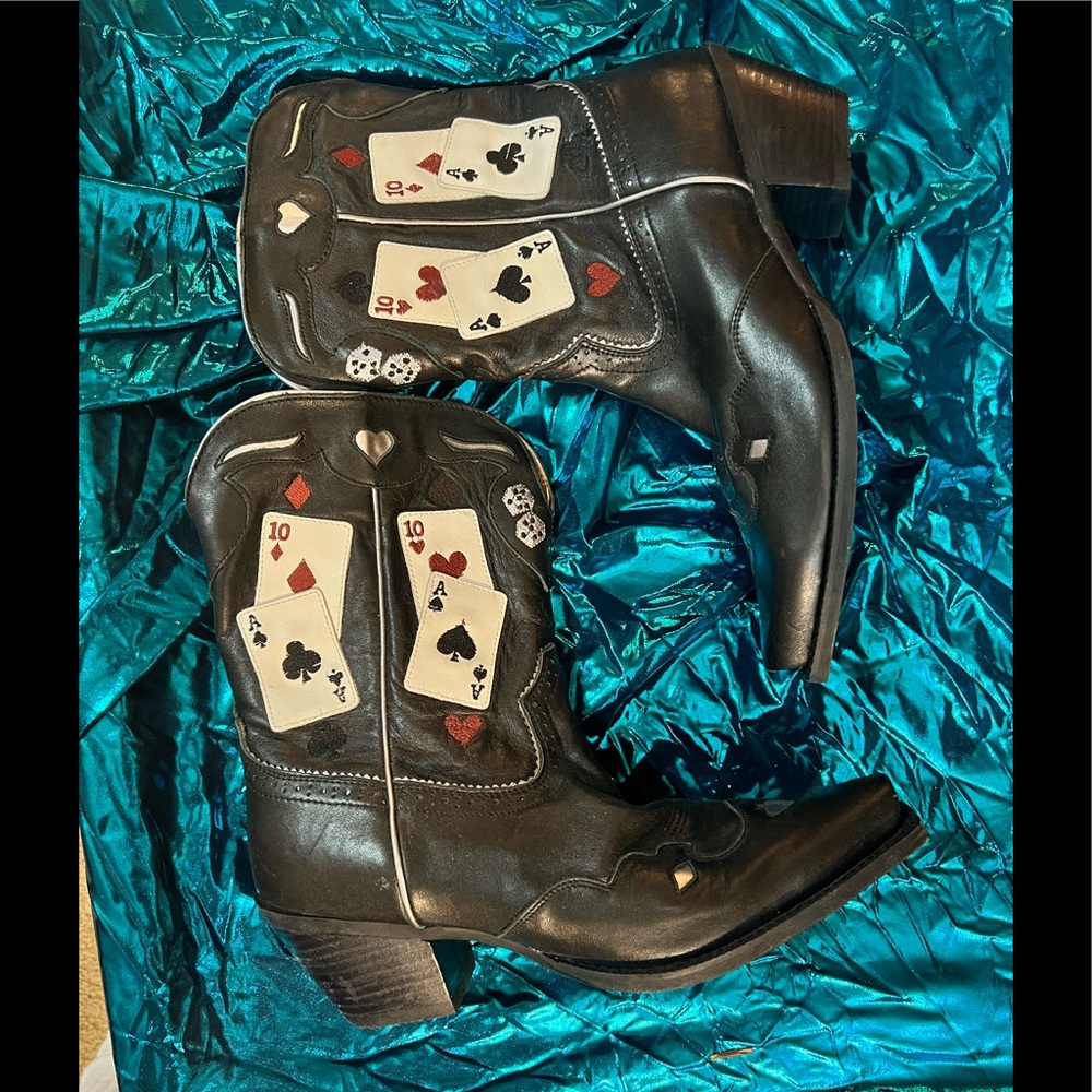 Gambling cowboy boots. Great condition only worn three times.